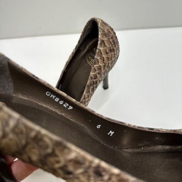 Stuart Weitzman Snakeskin High Heel Pumps Size 6 - Picture 7 of 11